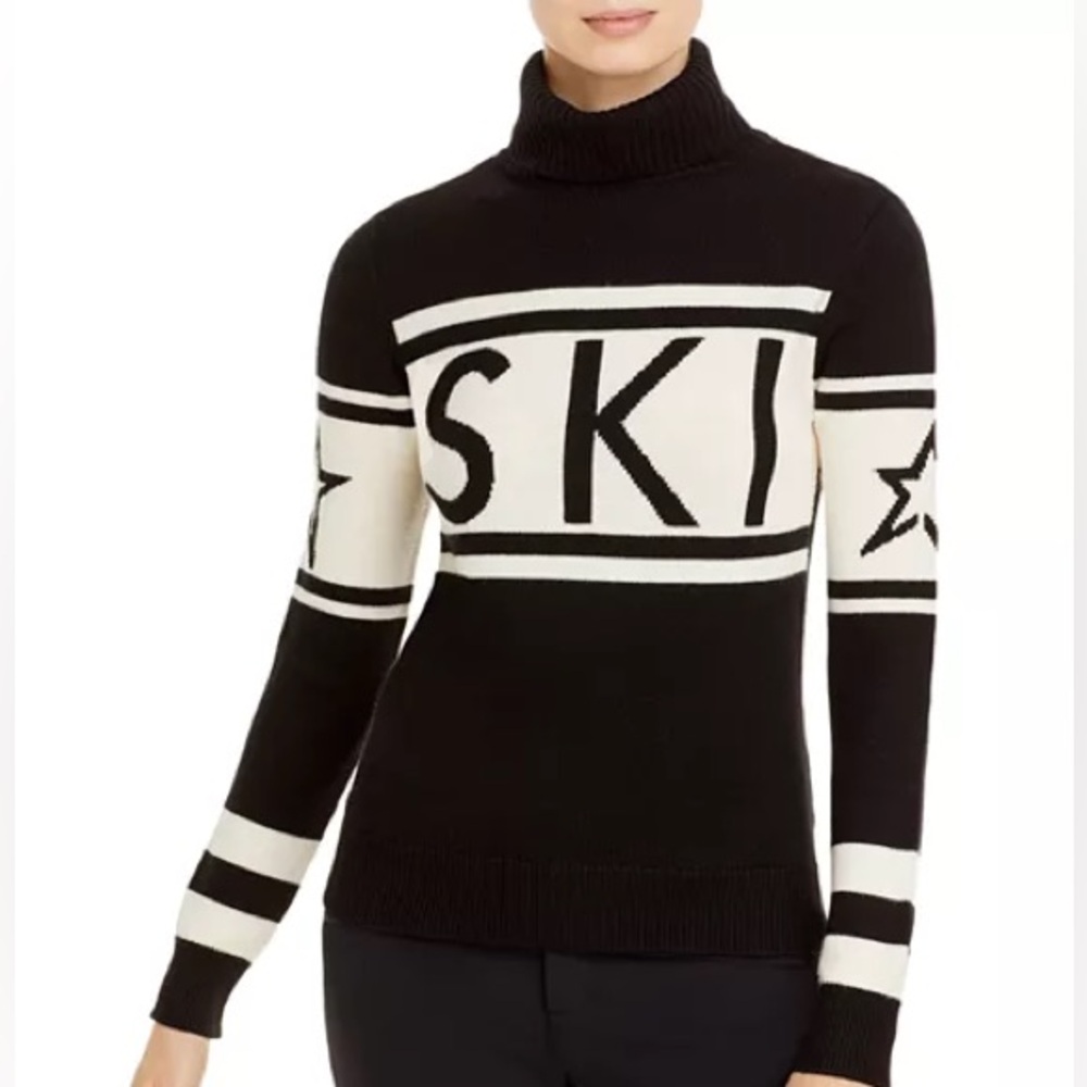 $425 PERFECT MOMENT SCHILD SKI TURTLENECK SWEATER